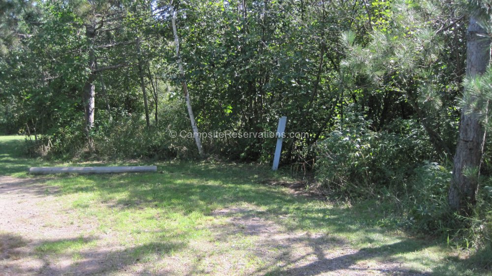 Campsite 20e in Moose Lake State Park Campground at Moose Lake State